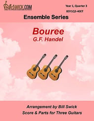 Bill Swick's Year 1, Quarter 3 - Ensembles for Three Guitars Guitar and Fretted sheet music cover Thumbnail